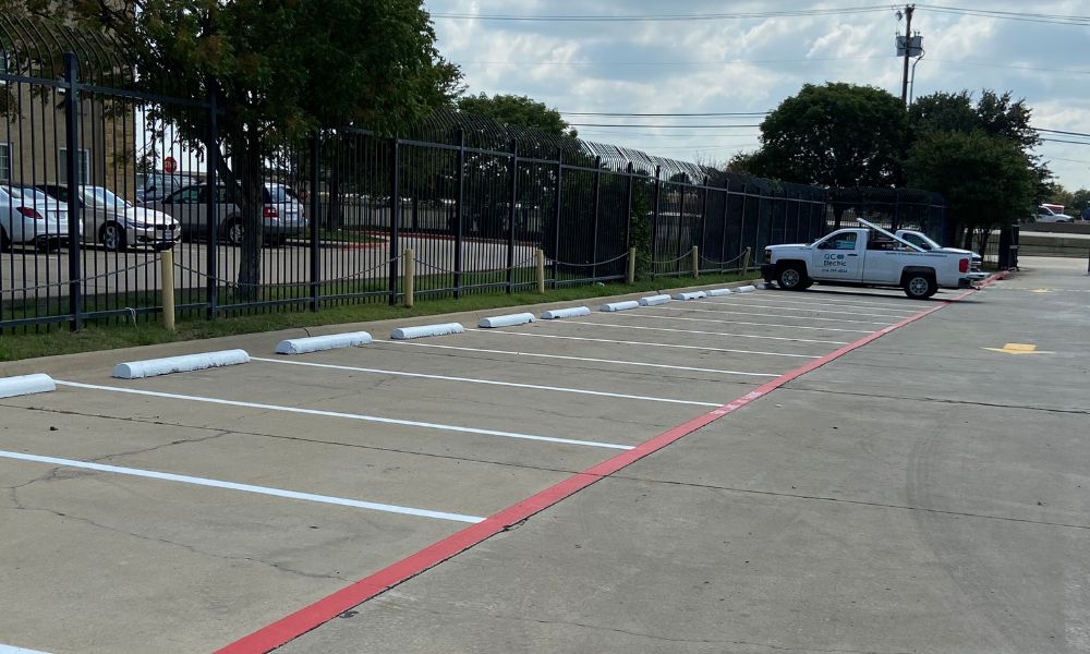 What Are the Common Colors for Parking Lot Striping?
